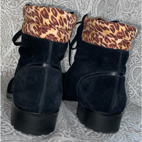 Leopard print Crown & Ivy boots, women’s size 9 - Picture 6 of 8